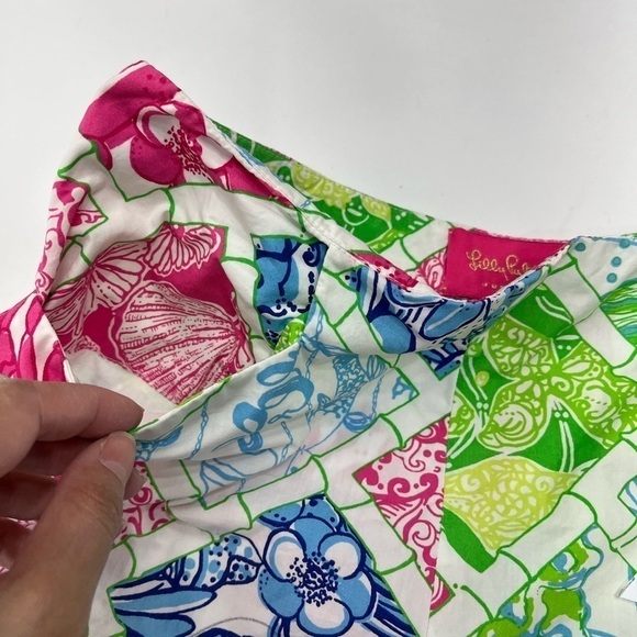 Lilly Pulitzer Callahan costal cotton shorts size 2 - Picture 6 of 10